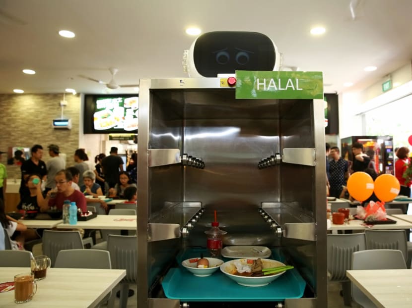 First ‘productive’ coffee shops employ tray-return, floor-cleaning robots