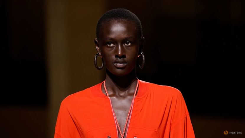 Hermes takes polished fashion to desert rave set at Paris Fashion Week Hermes takes polished fashion to desert rave set at Paris Fashion Week