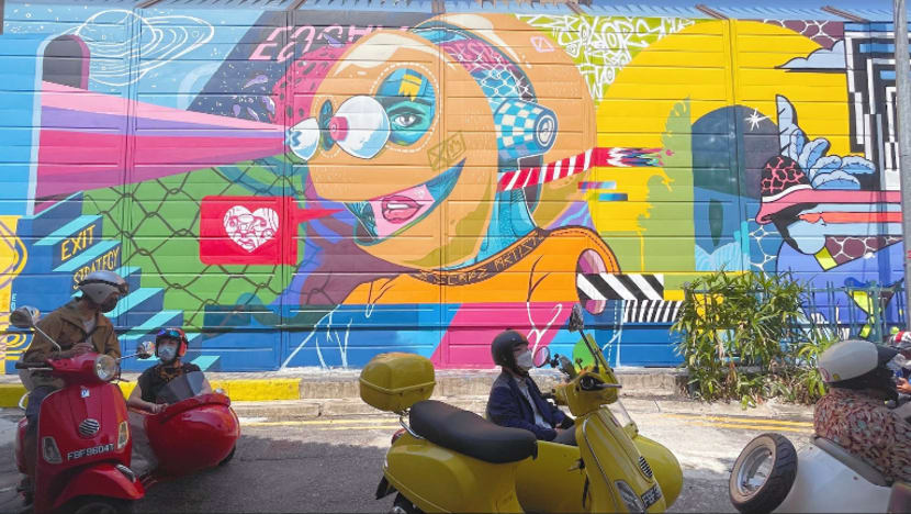 Grafiti 'Hall of Fame' pertama di Asia Tenggara dilancar di Singapura Grafiti 'Hall of Fame' pertama di Asia Tenggara dilancar di Singapura