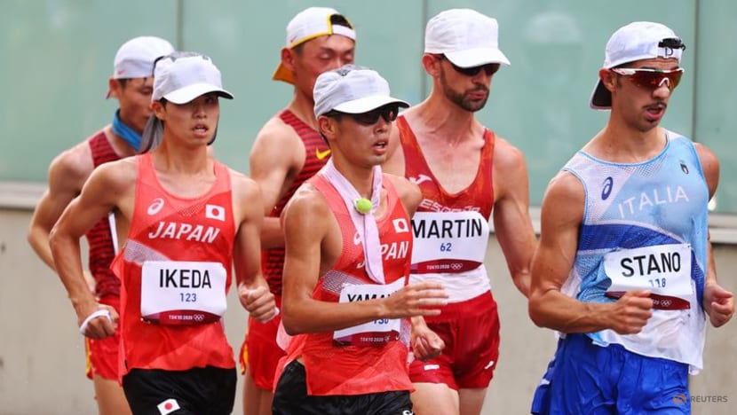 Olympics-Athletics-Italy's Stano wins 20km race walk with late surge Olympics-Athletics-Italy's Stano wins 20km race walk with late surge