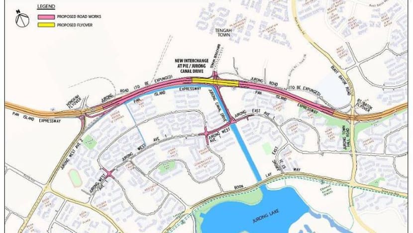 Jalan raya baru akan hubungkan bandar Tengah yang sedang dibangunkan ke PIE, Jurong