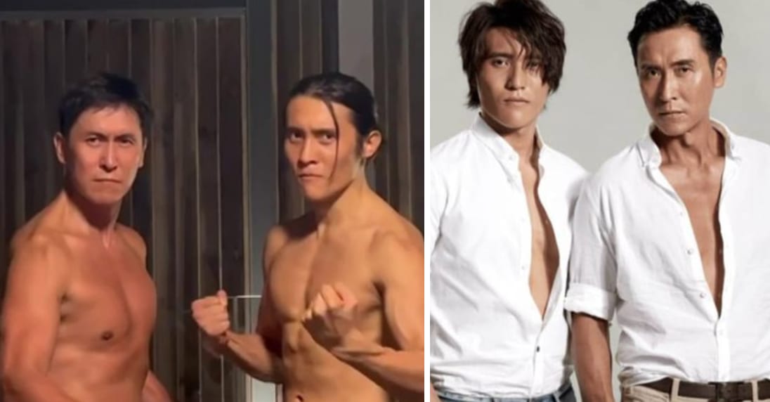 Joe Ma, 53, And 24-Year-Old Son Show Off Pec Popping Skills To Celebrate Father’s Day Joe Ma, 53, And 24-Year-Old Son Show Off Pec Popping Skills To Celebrate Father’s Day