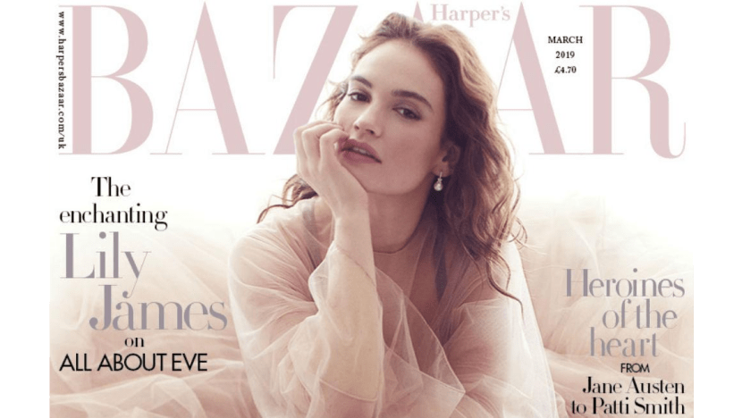 Lily James: The blonde, sweet thing is 'so not me'