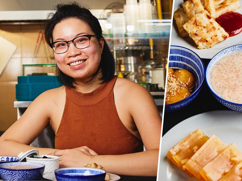With flights cancelled, the Guangzhou-born Singapore PR now sells Cantonese snacks at Authentic Hong Kong Delights.