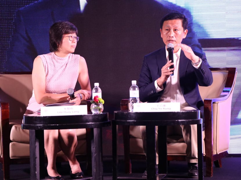 Minister Ong Ye Kung said more emphasis should be placed on teaching students critical soft skill. Photo: Singapore Chin Kang Huay Kuan Minister Ong Ye Kung said more emphasis should be placed on teaching students critical soft skill. Photo: Singapore Chin Kang Huay Kuan