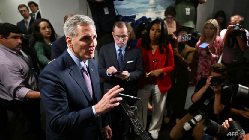 Divided US Republicans boot out their own House speaker Kevin McCarthy - CNA