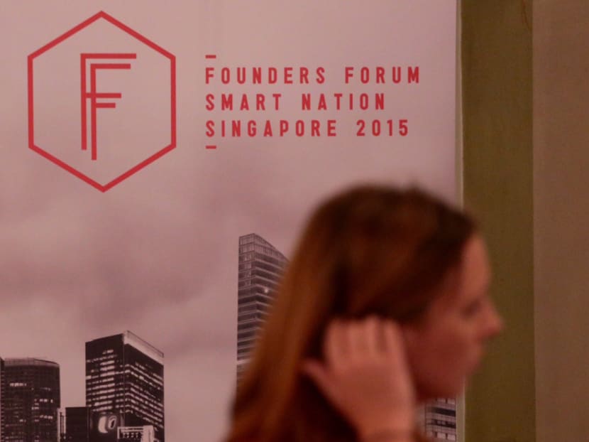 The Founders Forum Smart Nation Singapore held at the Raffles Hotel. Photo: Jason Quah/TODAY