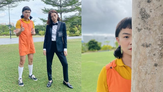 DJ坤华、伟彬“Squid Game”人物神复制　让你惊吓或笑翻？