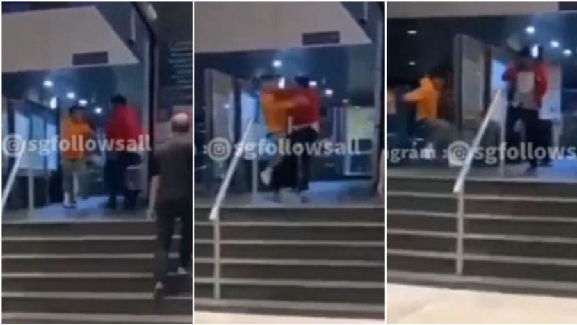 SMRT suspends station staff member after video of man pushing skateboarder at Esplanade station