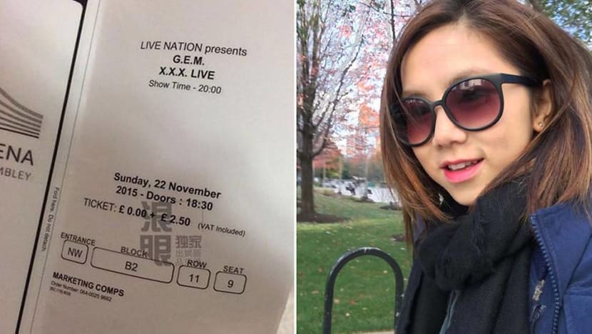 G.E.M. Tang denies she gave out her London concert tickets for free