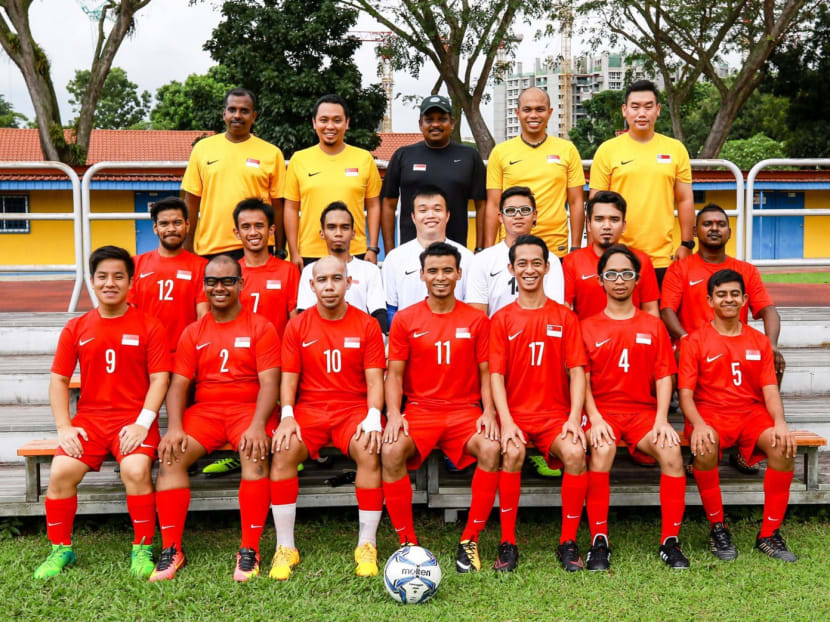 Singapore’s cerebral palsy footballers are hoping to build on their bronze-medal performance of two years ago. Photo: Siva Ganesh