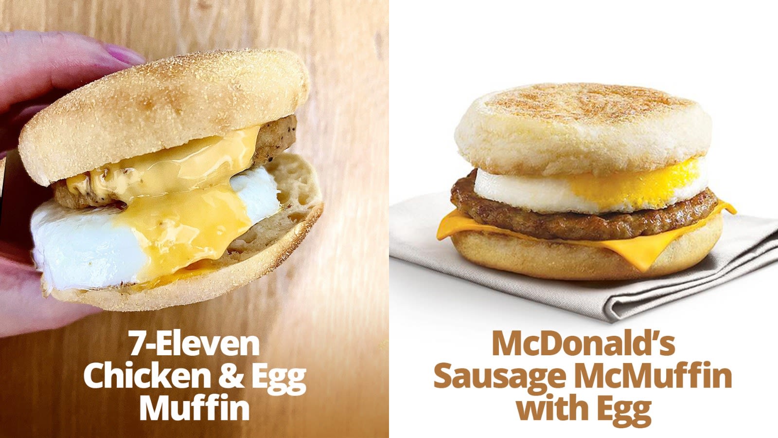 7-Eleven Sells $2.90 Chicken & Egg Muffin That’s Almost Exactly Like A McMuffin