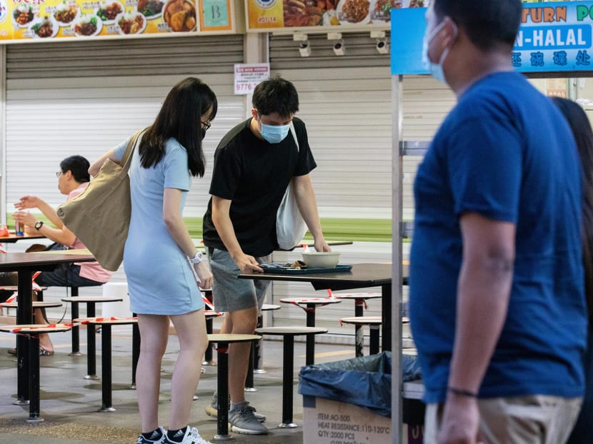 From June 1, the NEA and SFA will step up enforcement measures and take down the particulars of diners who do not return their used trays and crockery after dining at hawker centres, coffeeshops and food courts.
