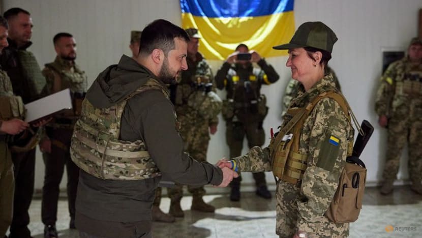Ukraine's Zelenskyy visits frontline in first official appearance outside Kyiv since invasion Ukraine's Zelenskyy visits frontline in first official appearance outside Kyiv since invasion