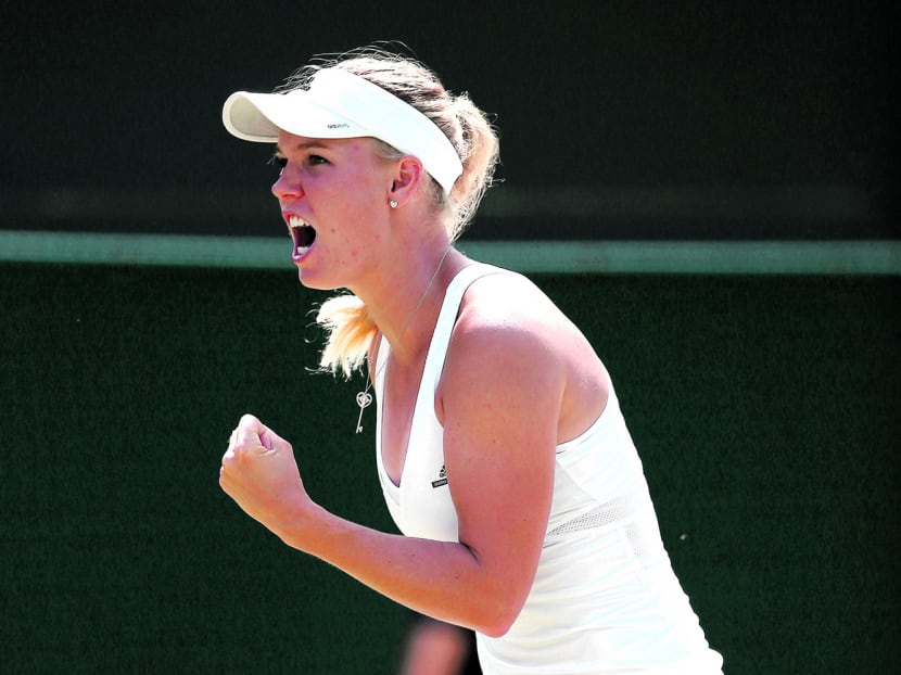 Wozniacki is aiming to improve her patchy Wimbledon record by reaching her first quarter-final here. Photo: Getty Images