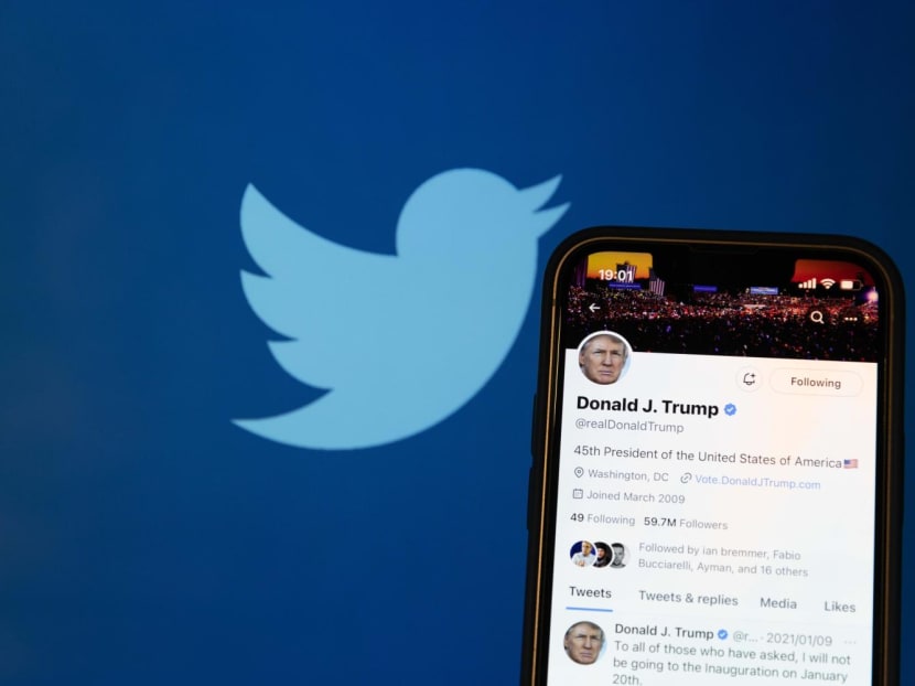 Mr Trump's account, which Twitter had suspended after the US Capitol riot on Jan 6, 2021 citing the risk of further incitement of violence, was reinstated over the weekend.