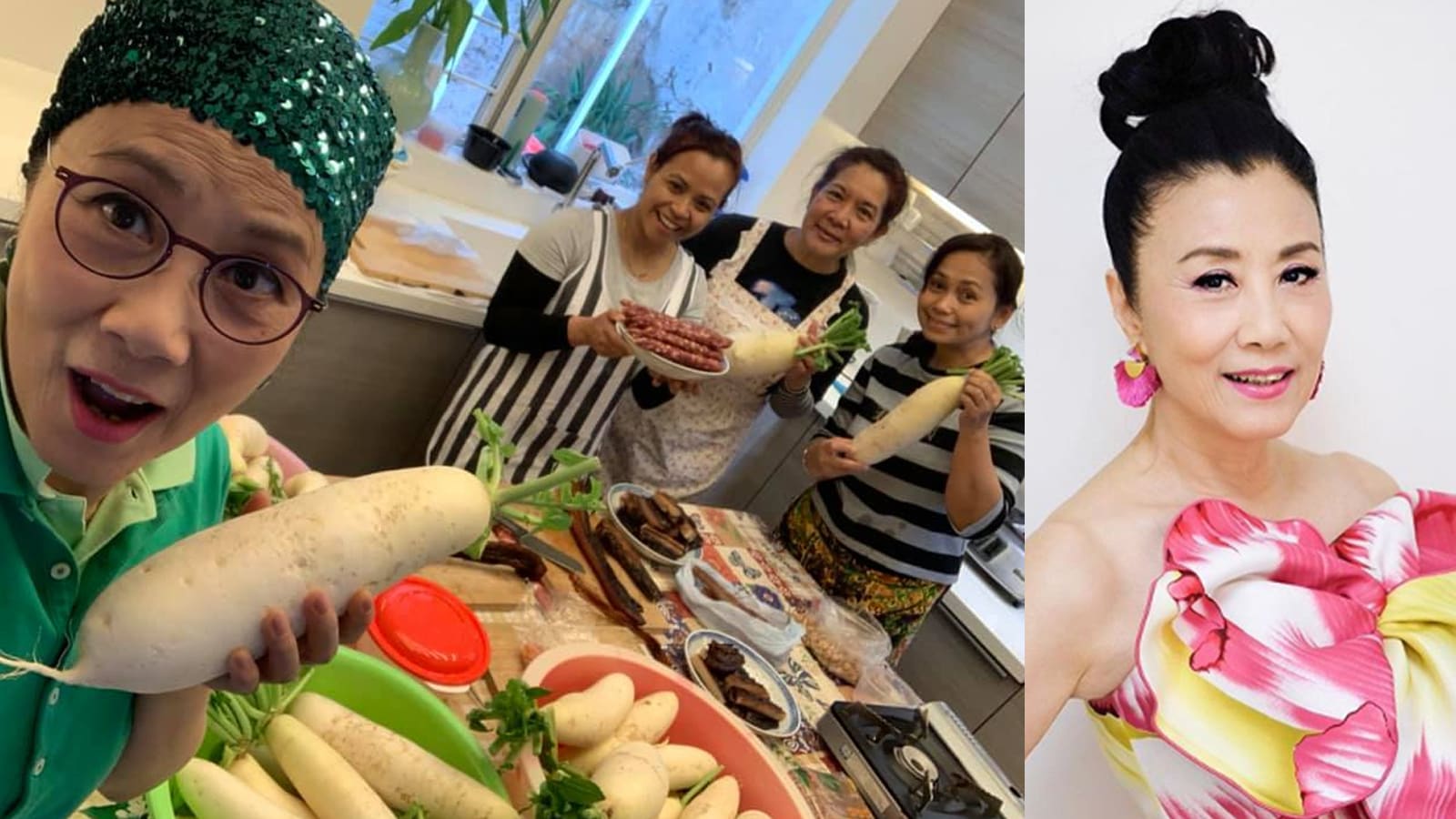 Liza Wang Makes CNY Radish Cake; Netizens Can’t Get Over How She Has Three Domestic Helpers Liza Wang Makes CNY Radish Cake; Netizens Can’t Get Over How She Has Three Domestic Helpers