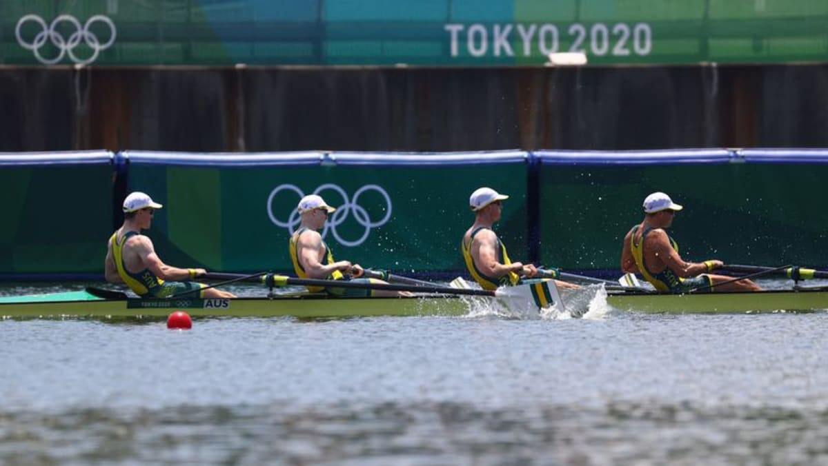 RowingAustralia stacks men