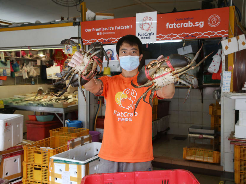 Mr Louis Tan Zi Jing recounts being in great distress when his mud crab import and distribution business took a hit because of the Covid-19 pandemic.