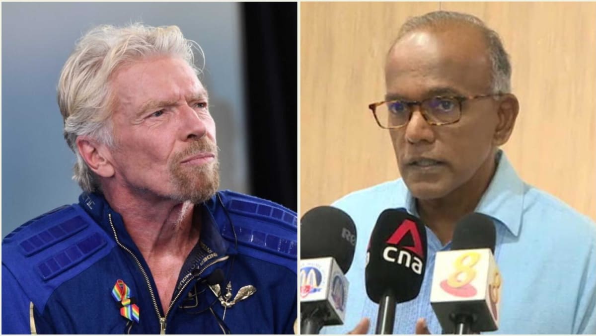 Branson menolak debat TV dengan Shanmugam, mengatakan debat hukuman mati ‘membutuhkan suara lokal’
