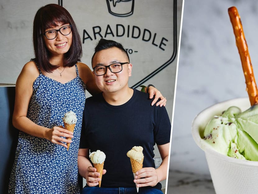 No gigs during the pandemic, so he opened Paradiddle Gelato instead with his fiancée. No gigs during the pandemic, so he opened Paradiddle Gelato instead with his fiancée.