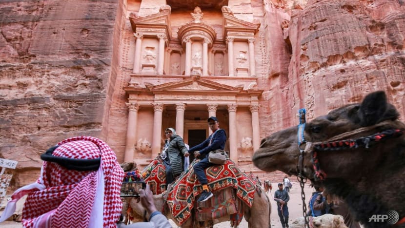 Tourists surge back to Jordan's desert marvel Petra Tourists surge back to Jordan's desert marvel Petra
