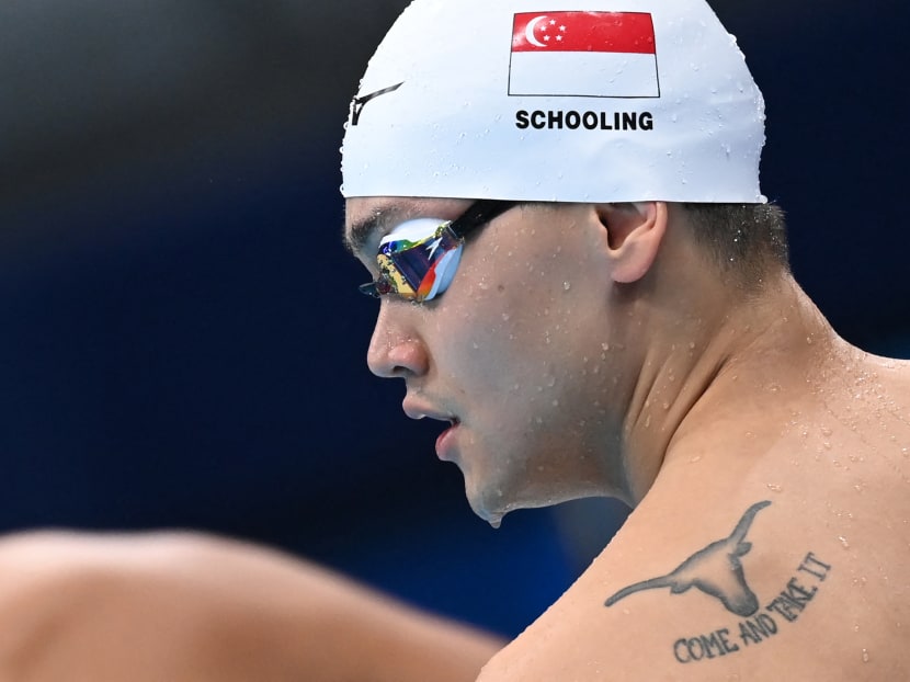 Joseph Schooling at the Tokyo 2020 Olympic Games.