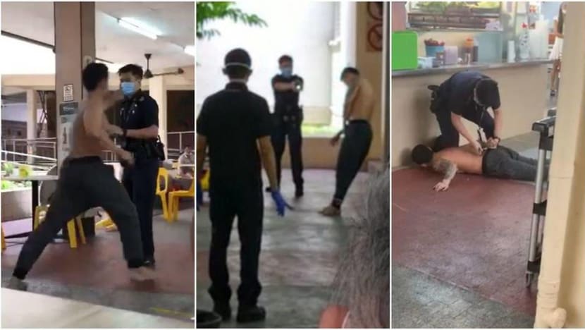 Man who was tasered by police after challenging them to a fight at coffee shop gets jail Man who was tasered by police after challenging them to a fight at coffee shop gets jail
