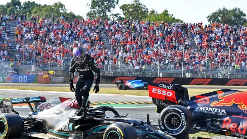 Formula 1: Verstappen penalised for crash, Hamilton saved by halo Formula 1: Verstappen penalised for crash, Hamilton saved by halo