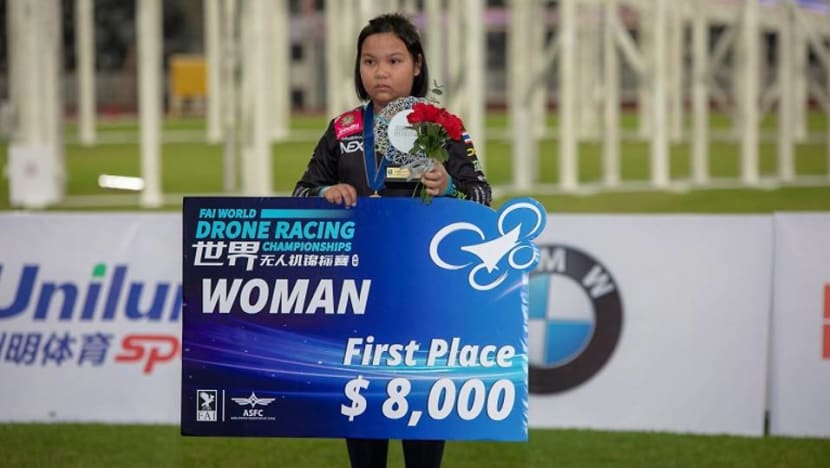 Thai girl, 11, wins world drone racing competition Thai girl, 11, wins world drone racing competition