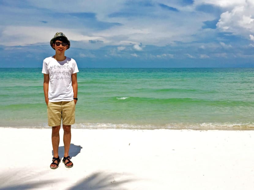 Mr Kung on vacation at Bai Sao beach in Phu Quoc Island. Photo: Po-Cheng Kung