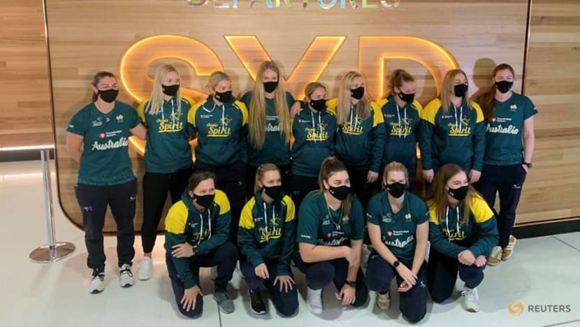 Olympics: 'We just can't wait', Australia's softball squad head for Japan Olympics: 'We just can't wait', Australia's softball squad head for Japan