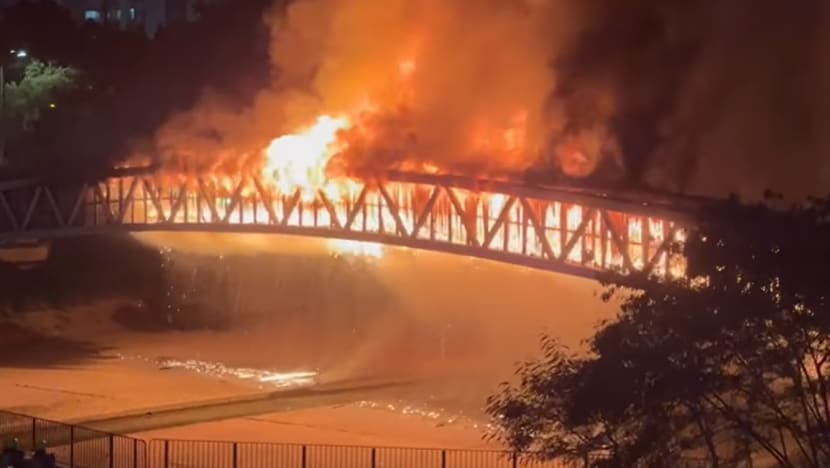 20,000 Hong Kong homes face 2-day blackout after fire breaks out on power cable bridge