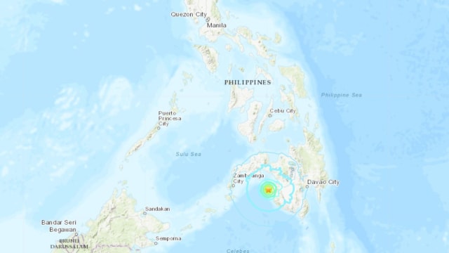 菲律宾莫罗湾发生地震