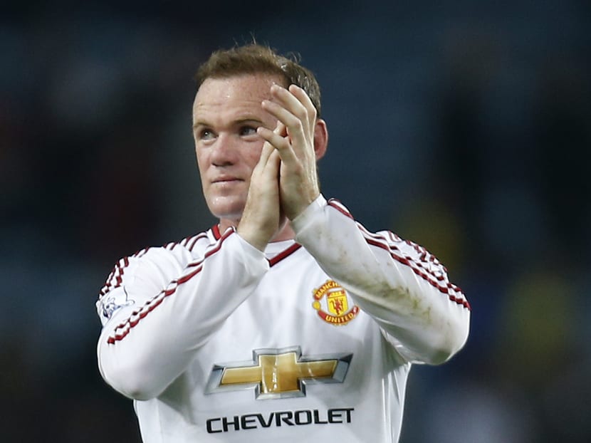 Manchester United's Wayne Rooney applauds the fans at the end of the match between Aston Villa and Manchester United at Villa Park, on Aug 14, 2015. Photo: Action Images via Reuters