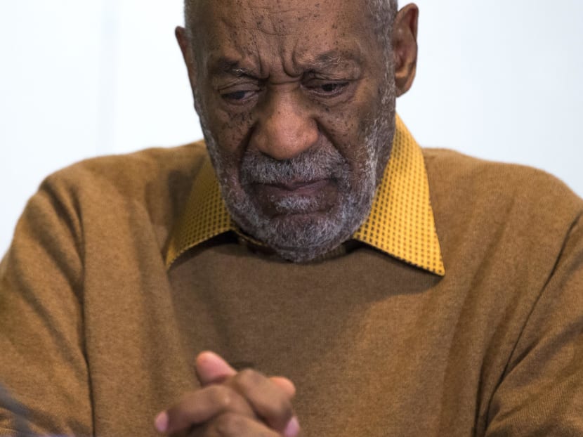 In this Nov 6, 2014 file photo, entertainer Bill Cosby pauses during a news conference. Photo: AP