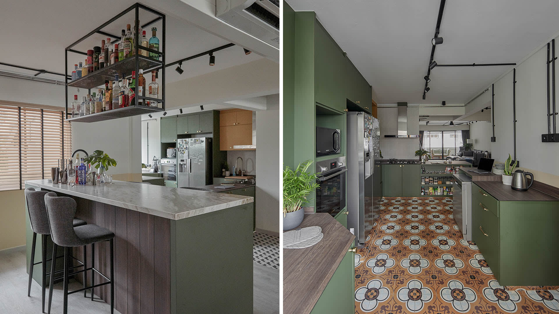 After A $70k Reno, This 5-Room Flat Now Has A Bold, Eclectic Bar Area In The Heart Of The Home After A $70k Reno, This 5-Room Flat Now Has A Bold, Eclectic Bar Area In The Heart Of The Home
