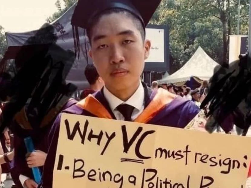 Mr Wong Kan Ye is facing possible police investigation after his convocation protest against Universiti Malaya vice-chancellor Abdul Rahim Hashim.