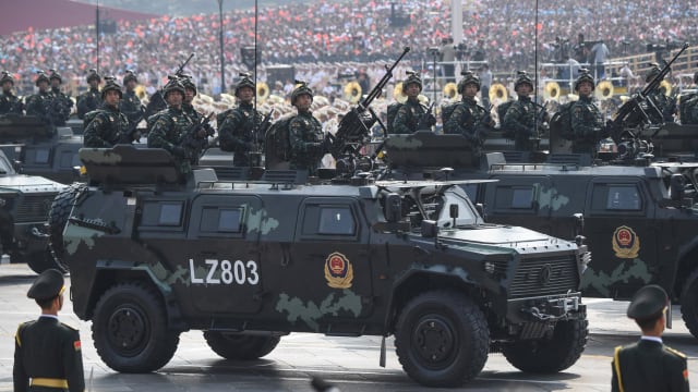中国今年军费预算增长7.2% 比去年多0.1个百分点