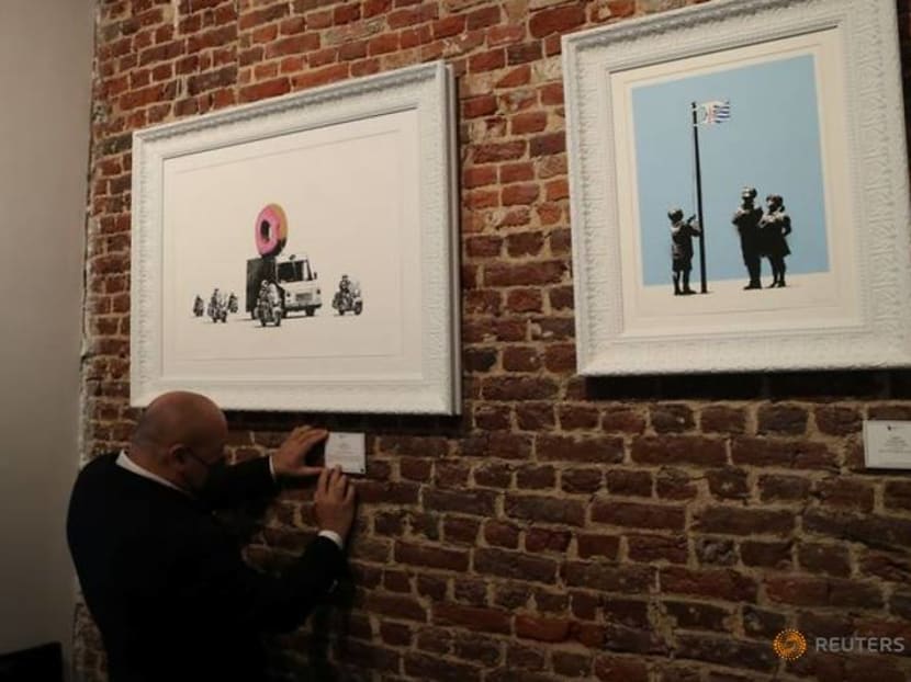 Exhibition spanning 15 years of Banksy opens in Brussels Exhibition spanning 15 years of Banksy opens in Brussels