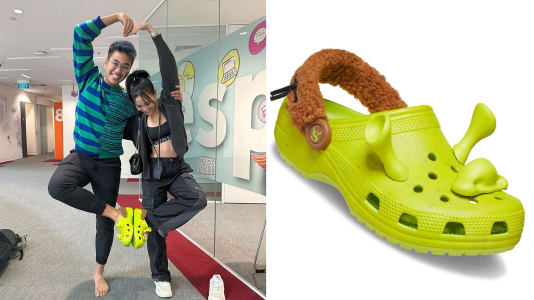 How To Build Your Own Dupe Of The Sold-Out Shrek Crocs Seen On Sonia Chew & Joakim Gomez