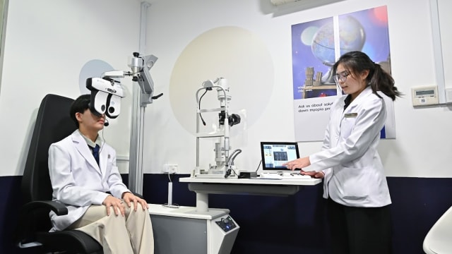 新加坡理工学院设本地首个高科技验光及眼部护理设施
