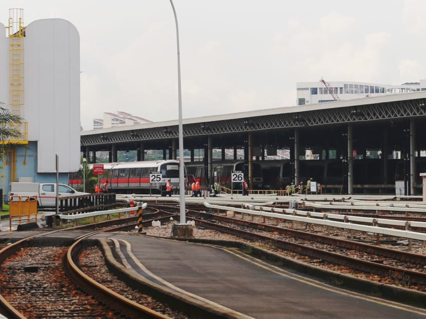 A file photo of Bishan Depot. Muhammad Afiq Senawi was working at the depot when he was fatally wounded.