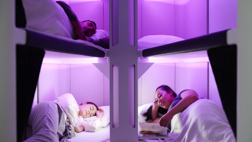 air new zealand unveils sleep pods for long haul economy class passengers data