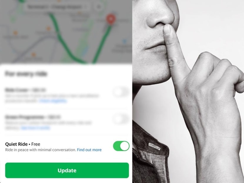 Ride-hailing platform Grab Singapore has introduced a feature on its application allowing passengers to request minimal conversation during their ride.