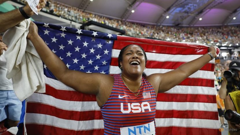American Tausaga wins shock discus gold with astonishing personal best