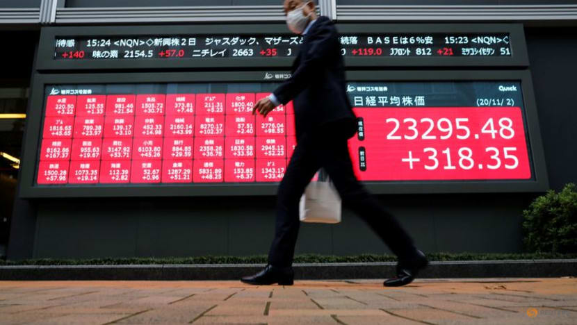 Global shares edge higher on Wall Street strength, crude price surge Global shares edge higher on Wall Street strength, crude price surge