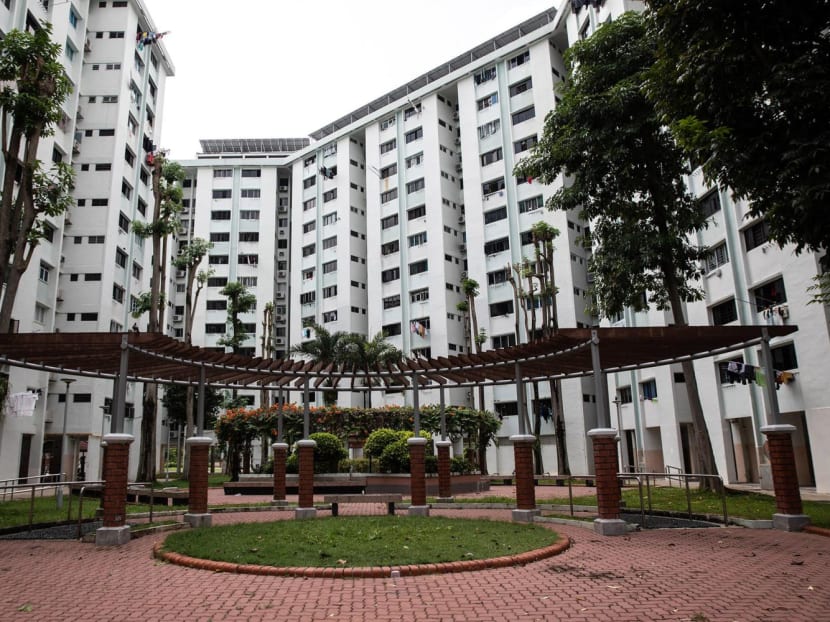 Flats at Ang Mo Kio Ave 3 that are selected for the Selective En bloc Redevelopment Scheme (Sers) on July 3, 2022. Flats at Ang Mo Kio Ave 3 that are selected for the Selective En bloc Redevelopment Scheme (Sers) on July 3, 2022.
