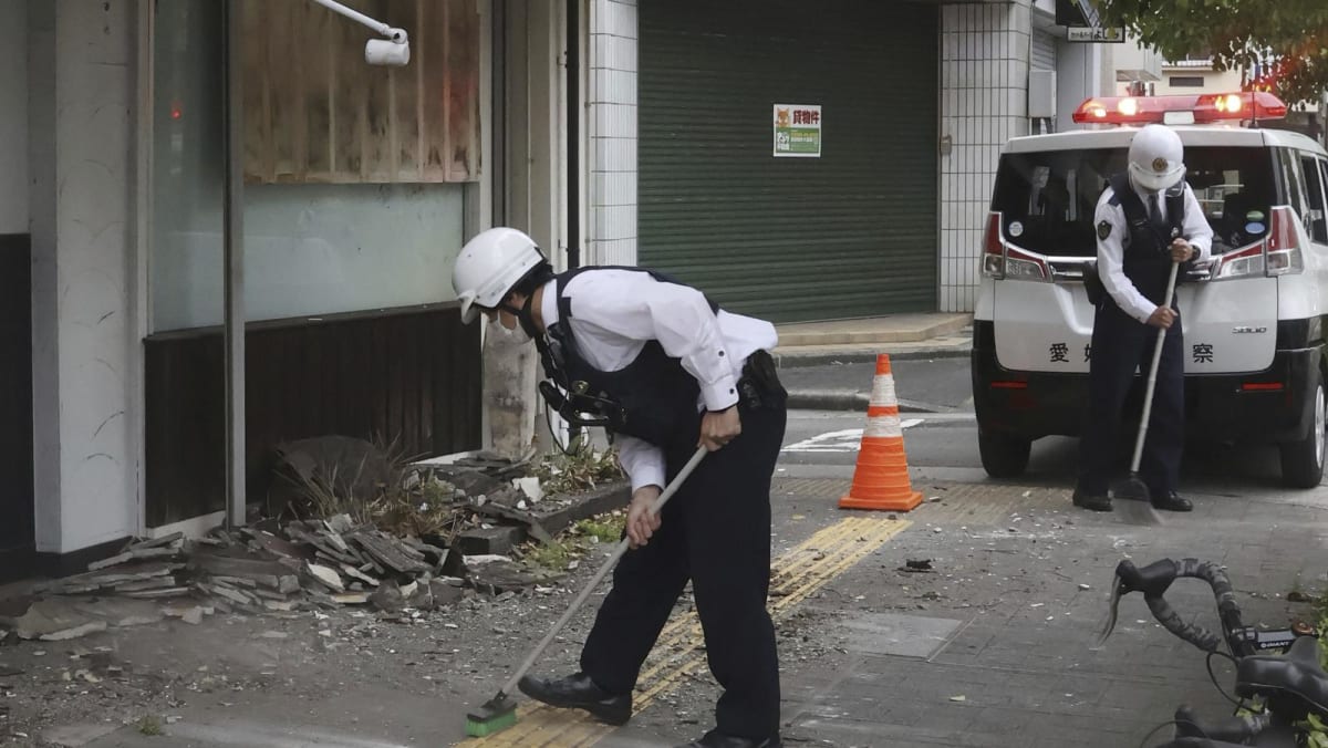 Eight injured after the Japan earthquake