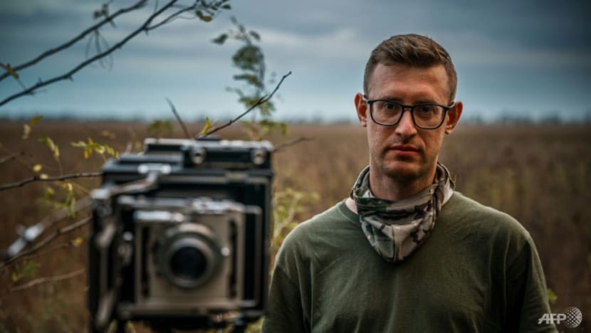 Ukrainian snaps vintage portraits of soldiers on the frontline